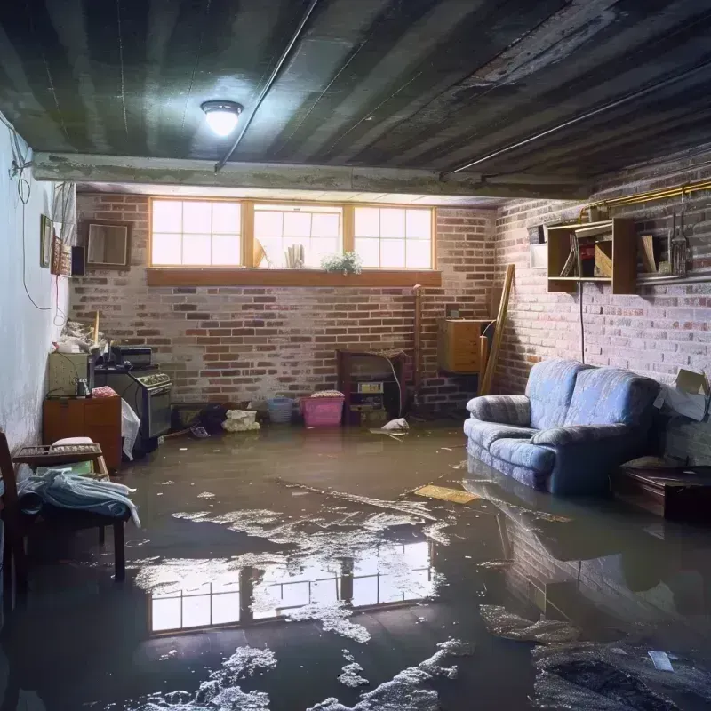 Flooded Basement Cleanup in Amidon, ND